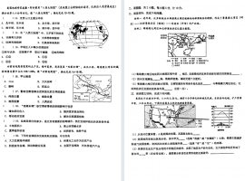【中盐中】初二中考一模地理试卷（25年5月29日）